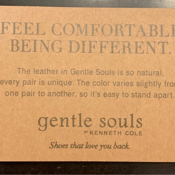 $169 New Gentle Souls Mavis Mid Brown Leather Ballet Flats Size 9M - Picture 9 of 9